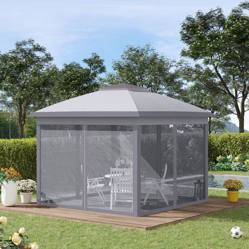 Outsunny Pop Up Gazebo Height...