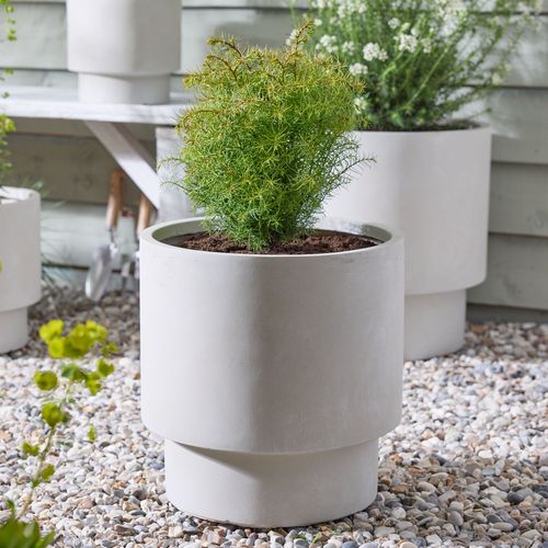 Large Beige Fibre Clay Indoor...