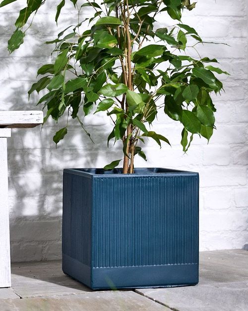 Medium Navy Blue Ribbed...