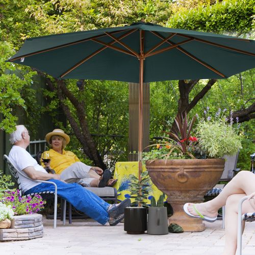 3m Fir Wooden Garden Parasol...