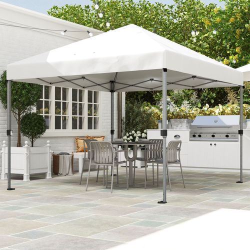 Outsunny 3 x 3(m) Pop Up Gazebo, Instant Shelter with 1-Button Push