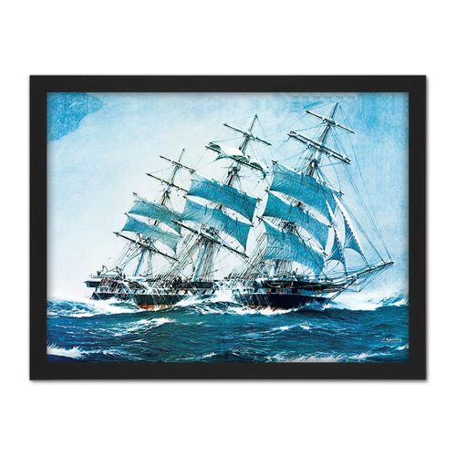 Wall Art Print Spurling Clipper Ship Sobraon Painting Large Framed Wall Décor Art