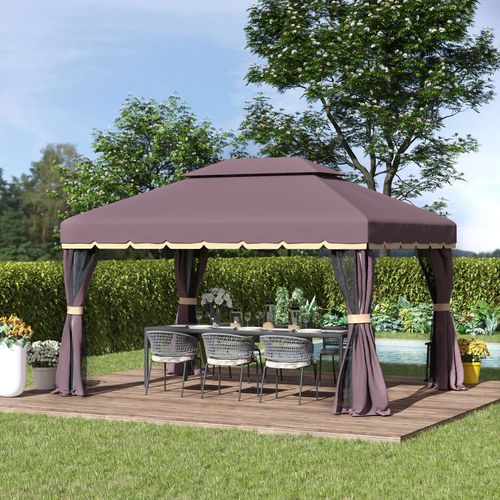 Outsunny 3m x 3.6m Aluminium...