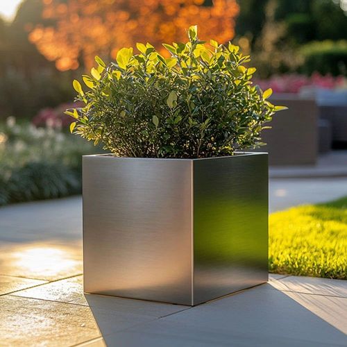 40cm Zinc Galvanised Brushed...