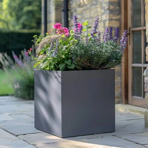 60cm Zinc Galvanised Matte...