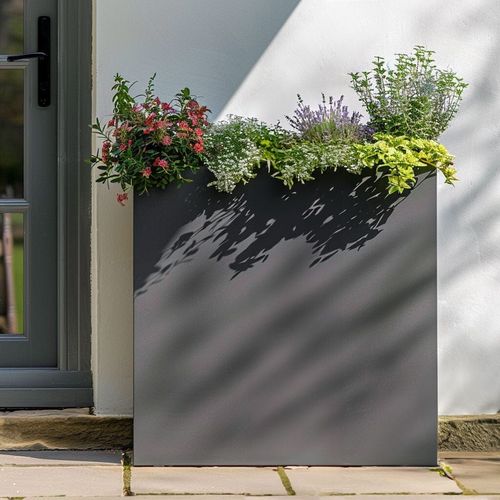 100cm Long Zinc Matte Grey...