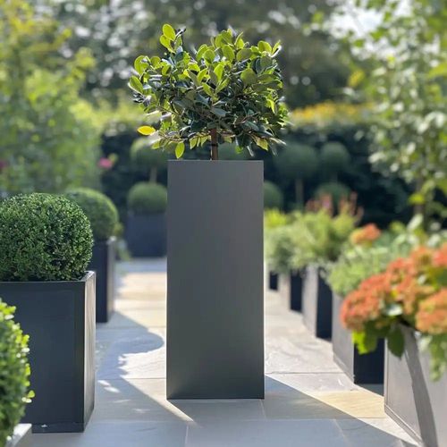 100cm Zinc Matte Grey Tall...