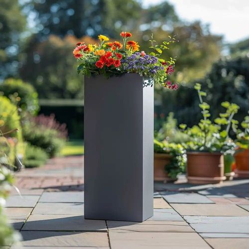 75cm Zinc Matte Grey Tall...