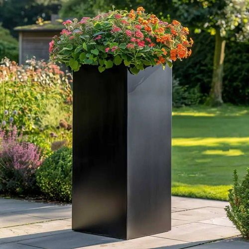 100cm Zinc Matte Black Tall...
