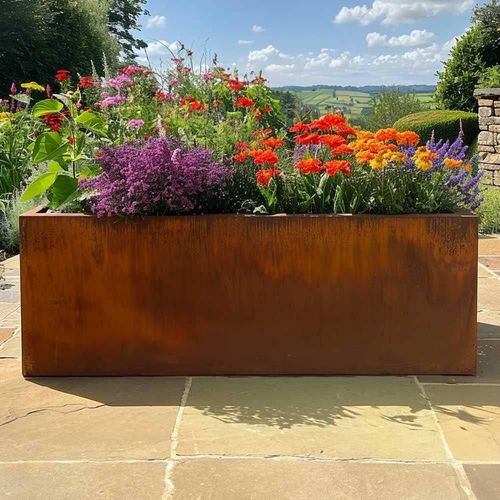 100cm Corten Steel Trough...