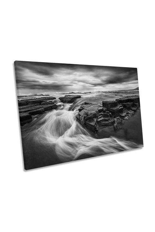 Dance of Water Seascape Black...