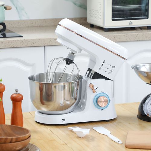 HOMCOM Electric Stand Mixer,...