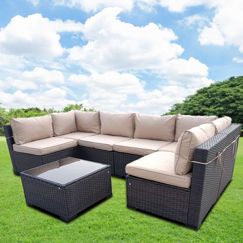Rattan Garden Mix Brown...