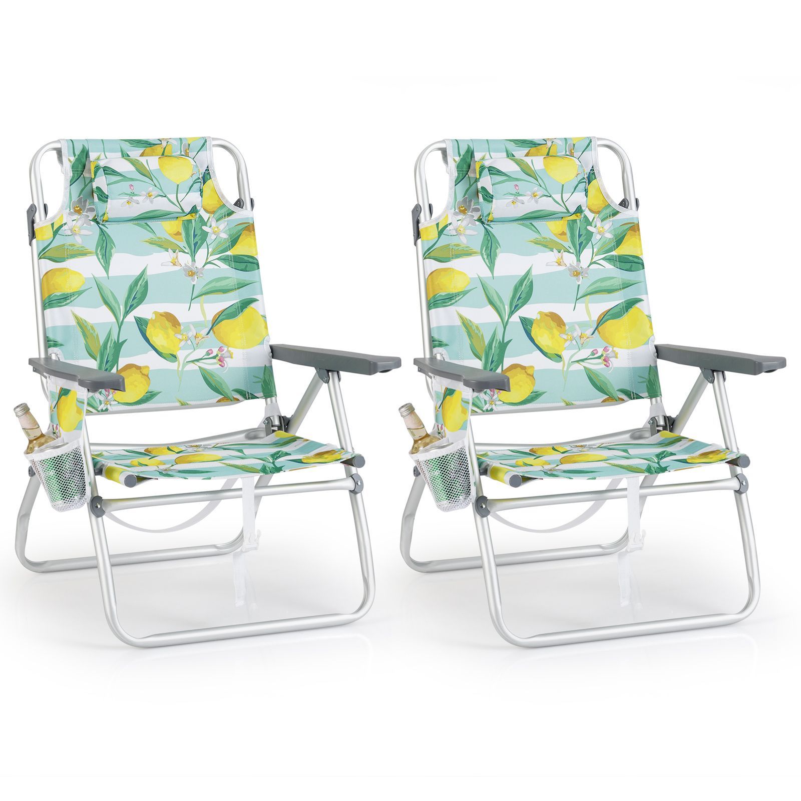 Gymax 2-Pack Beach Chairs...