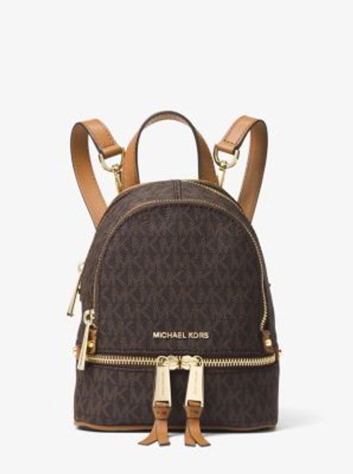 MK Rhea Mini Logo Backpack -...