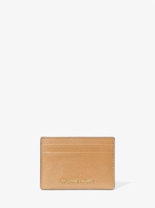 MK Pebbled Leather Card Case...