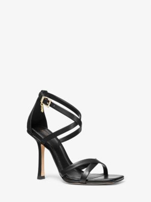 MK Celia Leather Sandal -...