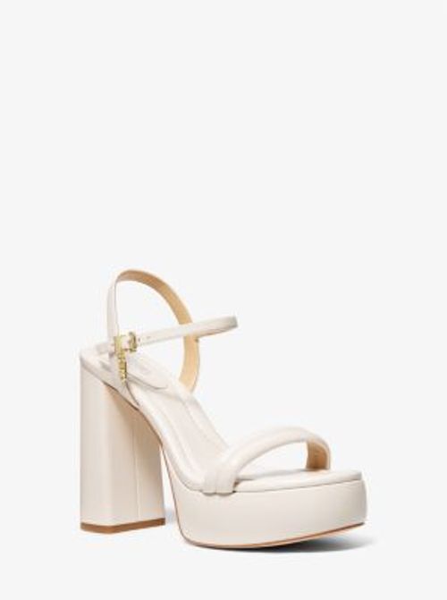 MK Laci Leather Platform...