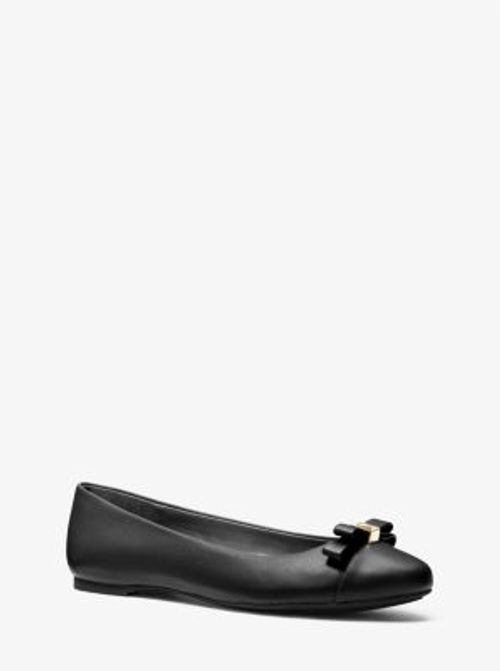 MK Andrea Leather Ballet Flat...