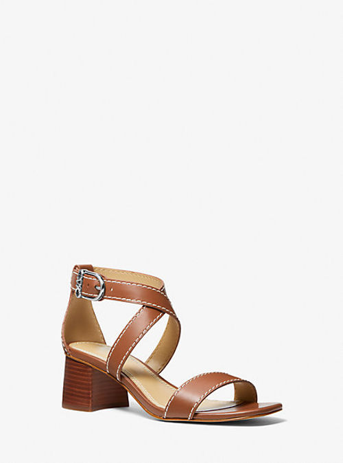 MK Ashton Leather Sandal -...