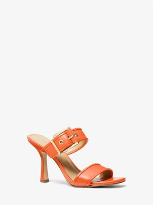 MK Colby Leather Sandal -...