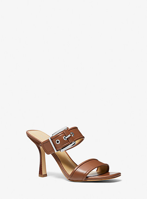 MK Colby Leather Sandal -...
