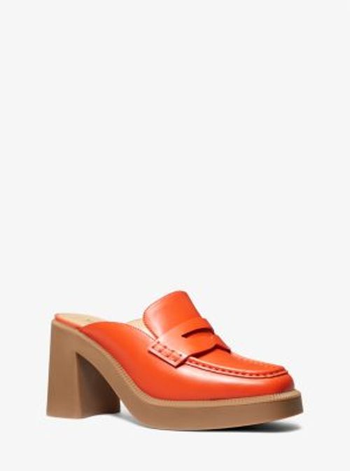 MK Eden Leather Platform Mule...