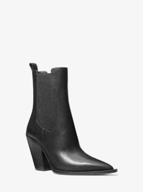 MK Leni Leather Boot - Black...