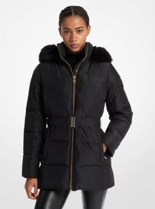 MK Quilted Puffer Jacket -...