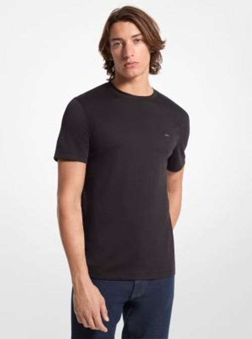 MK Cotton Crewneck T-Shirt -...