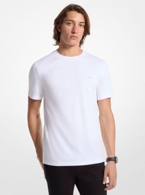 MK Cotton Crewneck T-Shirt -...