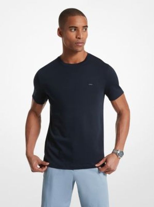 MK Cotton Crewneck T-Shirt -...