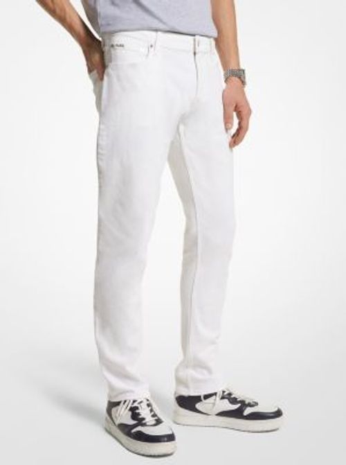 MK Slim-Fit Jeans - White -...