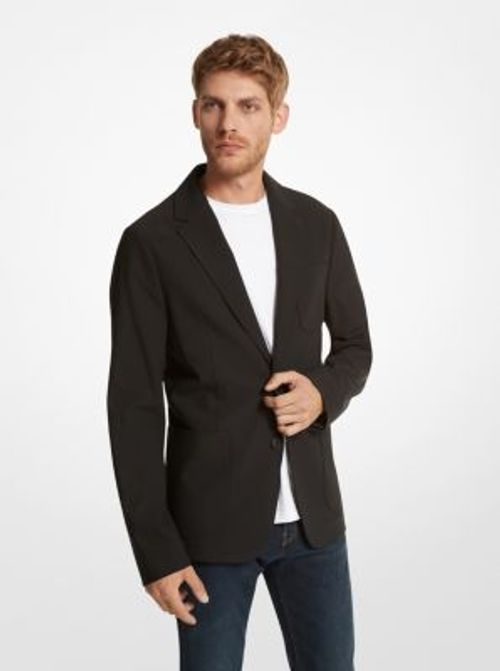 MK Woven Blazer - Black -...