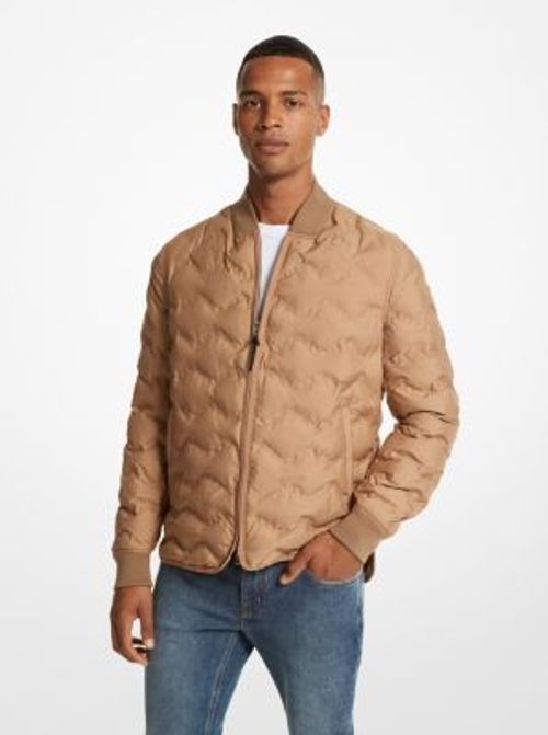 MK Quilted Jacket - Brown -...