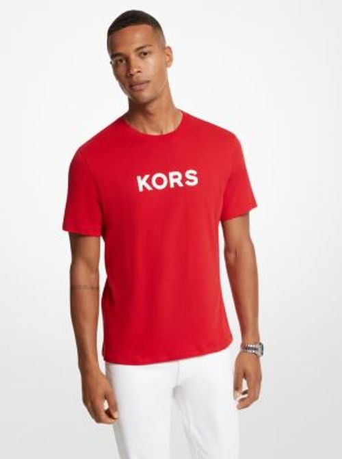 MK KORS Cotton T-Shirt - Red...