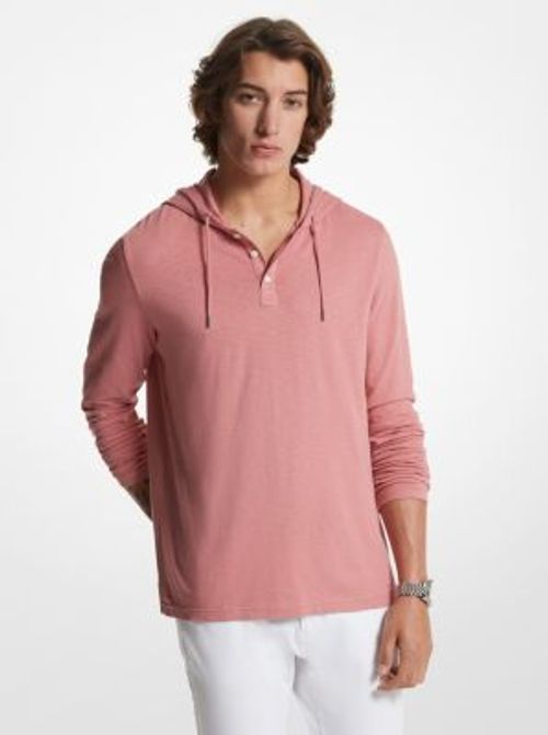 MK Slub Cotton Henley Hoodie...