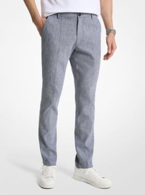 MK Linen Blend Trousers -...