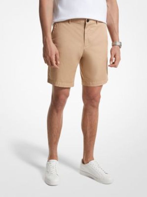 MK Stretch Cotton Shorts -...