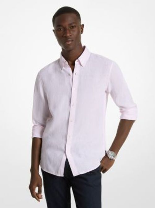 MK Linen Shirt - Pink -...