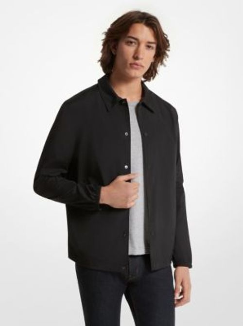 MK Nylon Blend Coach Jacket -...