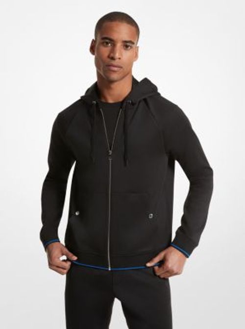 MK Knit Zip-Up Hoodie - Black...