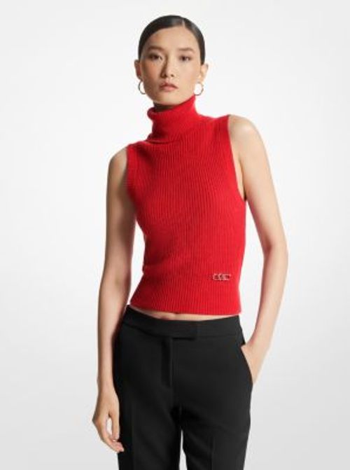 MK Sleeveless Merino Wool...