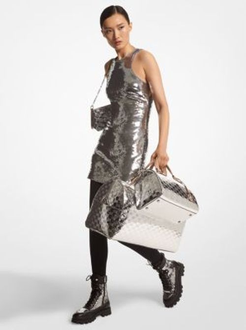 MK Sequined Jersey Tank Dress...