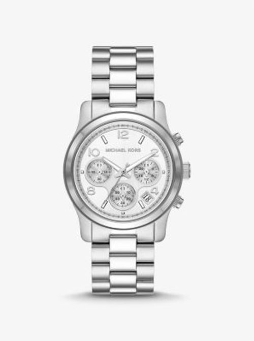 MK Runway Silver-Tone Watch -...