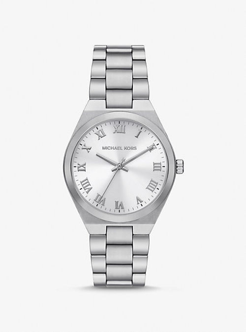 MK Lennox Silver-Tone Watch -...