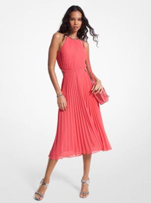 MK Pleated Georgette Cutout...