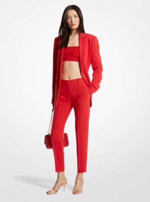 MK Crepe Trousers - Red -...