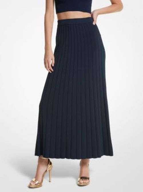 MK Ribbed Stretch Knit Maxi...