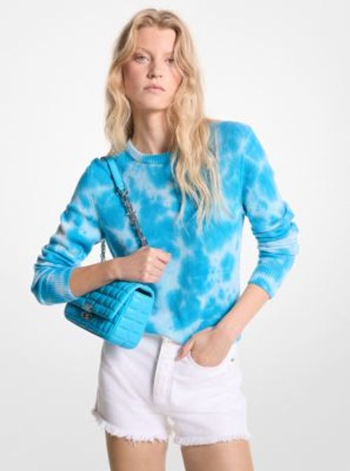 MK Printed Cashmere Jumper -...